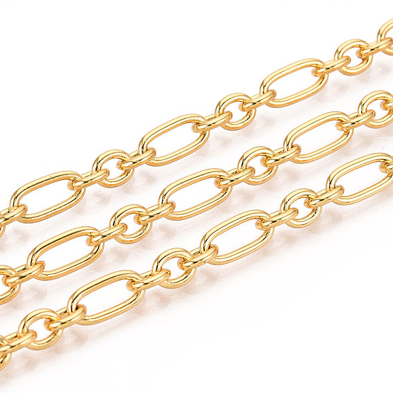 Латунные овальные звенья цепи, пайки, с катушкой