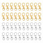 40Pcs 2 Colors Alloy Swivel Lobster Claw Clasps, Swivel Snap Hook