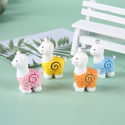 Подвески из смолы, с платиновым глазом, альпака