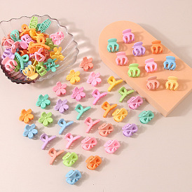 Mini Cute Colorful Flower Claw Clip - Princess Hairpin Hair Accessories