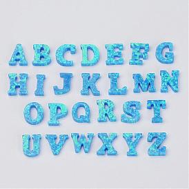 Synthetic Opal Charms, Letter