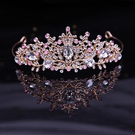 Children's  Alloy Rhinestone Crown Hair Bands, Hair Accessories for Woman Girls