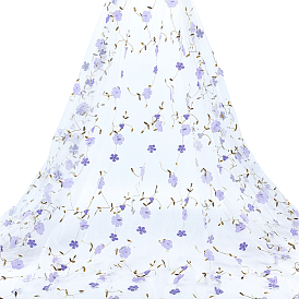 6 ярдов цветочного узора из молочного волокна сетчатая ткань, аксессуары для платья