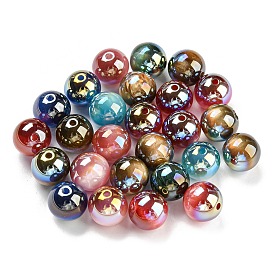 Opaque Acrylic Beads, Round