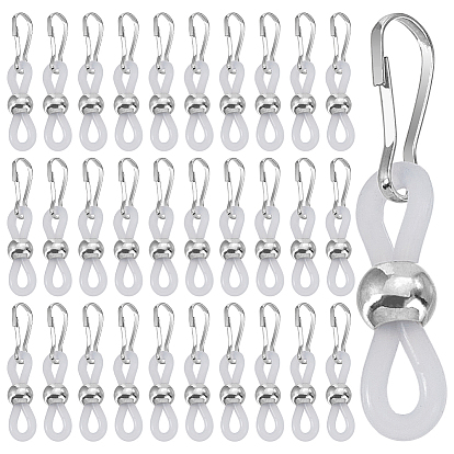 60шт. силиконовые застежки-молнии, с застежкой железа, аксессуары для замены молнии, для чемодана, пакет, костюм