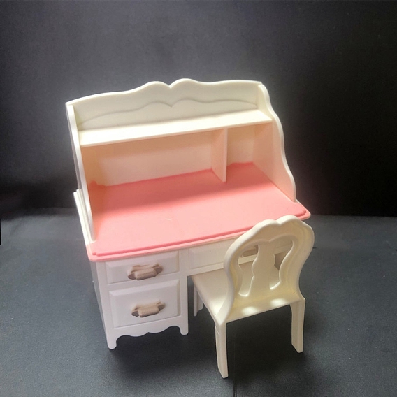 Наборы мини-стульев из АБС-пластика, аксессуары для кукольного домика с микро-ландшафтом, притворяясь опорными украшениями