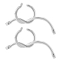 925 Sterling Silver Twist Knot Stud Earrings for Women