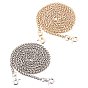 Bag Strap Chains, with Iron Rope Chains and Alloy Swivel Clasps, for Bag Straps Replacement Accessories