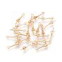Brass Peg Bails Pendants, for Half-driled Beads, Nickel Free, Real 18K Gold Plated