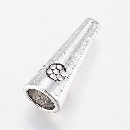 Tibetan Style Alloy Bead Cones, Cone, Lead Free & Cadmium Free