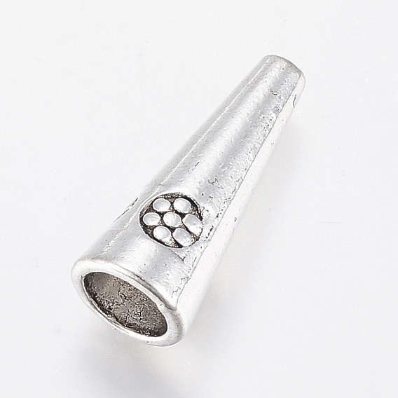 Tibetan Style Alloy Bead Cones, Cone, Lead Free & Cadmium Free