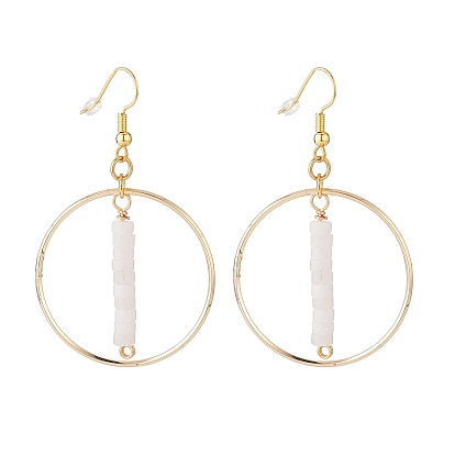 Серьги с подвесками из натуральных смешанных камней для женщин, кольцо с каменными бусинами серьги-подвески с кисточками, золотые