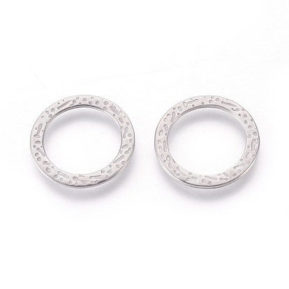 304 Stainless Steel Linking Rings, Ring, Bumpy
