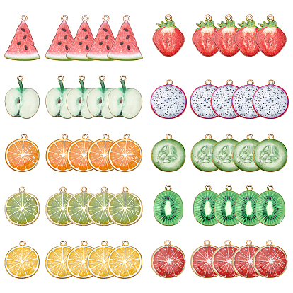 40 шт 10 стили подвески из легкого сплава с эмалью, без кадмия, без никеля и без свинца, разнообразные