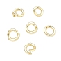 Латунные кольца прыжок открыт, круглые стопорные соединительные кольца, долговечный, стойки покрытие, без свинца и без кадмия