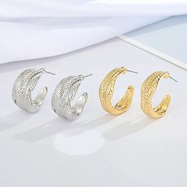 Creative Cobra C-shaped Earrings Retro Fashion Metal Ear Jewelry for Women