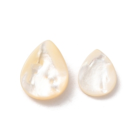 Натуральный белый бусы, слеза, Топ пробуренной, цвет морской раковины