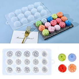 Flower DIY Silicone Mold, Resin Casting Molds, for UV Resin, Epoxy Resin Craft Making