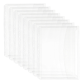 Intercalaires en plastique pour cahier à feuilles mobiles, pour le stockage des timbres, rectangle