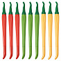 15 шт. 3 цветная пластиковая гелевая ручка в форме перца, Офисные и школьные принадлежности