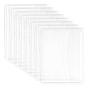 A4 Plastic Loose Leaf Notebook Index Divider Sheets, for Stamp Storage, Rectangle