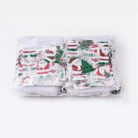 Christmas Organza Bags, White, 13x9cm