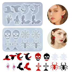 Halloween DIY Candle Making, Resin Casting Molds, For UV Resin, Epoxy Resin Craft Making, White