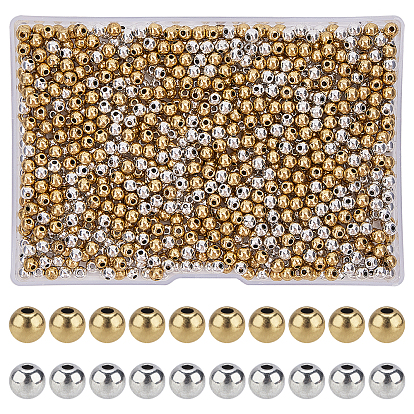 Tibetan Style Alloy Beads Spacer, Cadmium Free & Nickel Free & Lead Free, Round