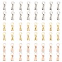 Rack Plating Brass Pendant Pinch Bails, Nickel Free