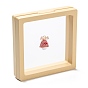 Square Transparent PE Thin Film Suspension Jewelry Display Box, for Ring Necklace Bracelet Earring Storage