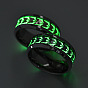Luminous Stainless Steel Butterfly Finger Ring, Glow In The Dark Jewelry for Women