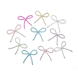 Ссылки на компоненты люстры-банта из сплава и стекла, платина