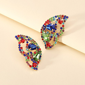 Colorful Glass Butterfly Wing Earrings for Women, Elegant and Sweet Jewelry