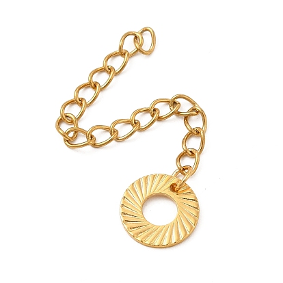 304 удлинители бордюрной цепи из нержавеющей стали, концевые цепи с 201 язычком кольцевой цепи из нержавеющей стали