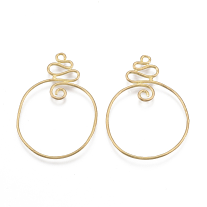 Латунные подвески, без никеля , кольцо