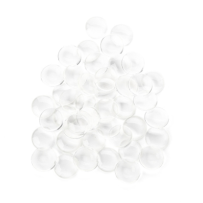 Прозрачные стеклянные кабошоны, прозрачный купол кабошон для изготовления ювелирных изделий в виде камеи