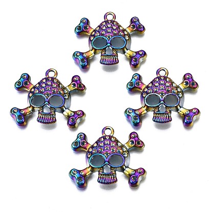Alloy Pendants, Cadmium Free & Nickel Free & Lead Free, Skul