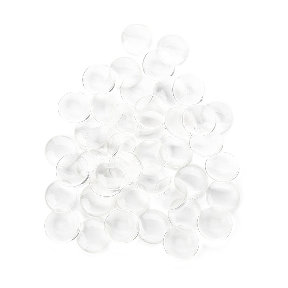 Прозрачные стеклянные кабошоны, прозрачный купол кабошон для изготовления ювелирных изделий в виде камеи