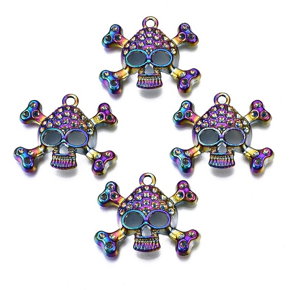 Alloy Pendants, Cadmium Free & Nickel Free & Lead Free, Skul