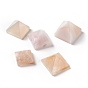 Natural Cherry Blossom Agate Healing Pyramids, for Stress Reduce Healing Meditation