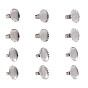 DIY Fingerring-Kits, mit transparenten ovalen Glascabochons, Fingerringe Komponenten