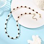 Natural Cultured Freshwater Pearl Rice and Natural Blood Amber Round Beaded Necklaces for Women, Dark Red