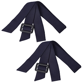 2Штатный полиэстеровый пояс для завязывания узла с пластиковой пряжкой, для рубашки, платья, пальто