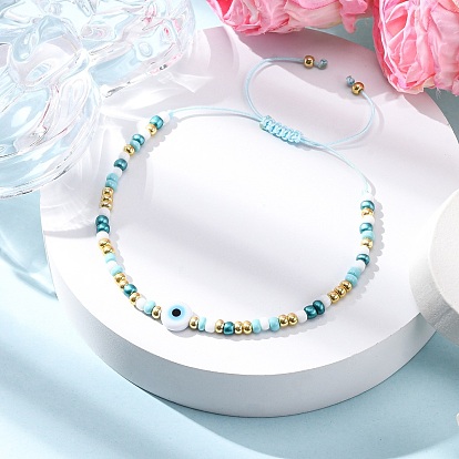 Браслеты из бисера и стеклянных бусин ручной работы от сглаза для женщин