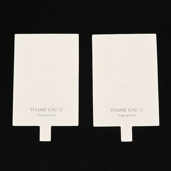 Бумажные карты дисплей ювелирных изделий, для отображения кольца, прямоугольник со словом