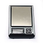 Jewelry Tool, Aluminum Mini Electronic Digital Pocket Scale, with ABS, Built-in Battery, Rectangle