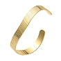 Rack Plating Brass Flat Cuff Bangles, Lead Free & Cadmium Free