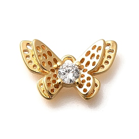 Латунные микро проложить кубического циркония подвески, бабочки прелести