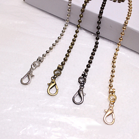 Iron Handbag Chain Straps, with Clasps, for Handbag or Shoulder Bag Replacement