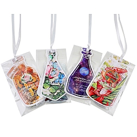 Waterproof PET Stickers Sets, Decorative Stickers, Bottle Small World Series